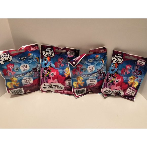 4 My Little Pony Magical Mystery Mini Walker Pony Blind Bag Series 1 - Picture 3 of 3